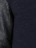 contrasting sleeve jumper