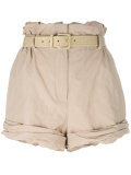 high-waisted shorts