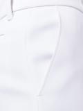 scalloped hem cropped trousers