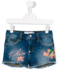 embellished denim shorts 