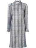 snakeskin graphic shift dress