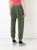 logo drawstring track pants