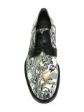 lava print derby shoes 