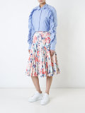 ruffled detail shirt