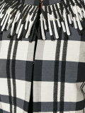 checked cropped jacket 