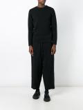 'Manual' crew neck jumper