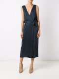 deep v-neck dress