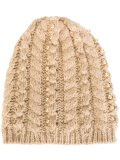 embellished knit beanie