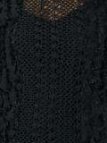 embroidered crochet fringed blouse