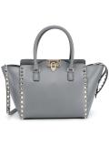 'Rockstud' trapeze tote