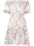 off-the-shoulder tiered dress