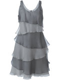 ruffled layered dress