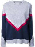 'Chevron Stripe Boyfriend' sweatshirt