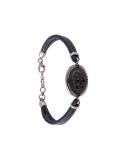 embossed skull bracelet