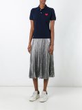 logo patch polo shirt