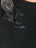 embellished detail mini dress