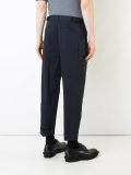 cropped high waist trousers