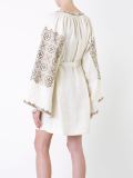 embroidered tasseled dress 