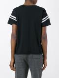 striped sleeves T-shirt