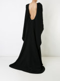 v-neck embellished gown 