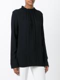 ruffle collar top