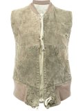 reversible quilted gilet