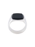 cushion onyx signet ring