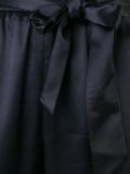 tie waist tapered trousers