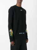 tiger embroidered sweatshirt