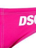 logo print swim trunks