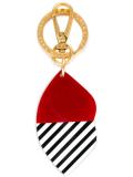 '50:50 Stripe Lip' keyring