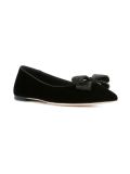 embellished bow ballerinas