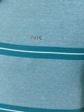 triple striped polo shirt