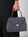 flap closure tote bag