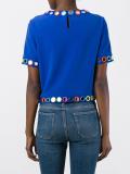 embellished shortsleeved blouse