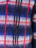 plaid contrast trim jumper