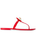embellished T-bar sandals