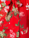floral print ruffled dress