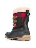 tartan effect duck boots