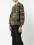 camouflage bomber jacket
