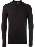 longsleeved polo shirt 