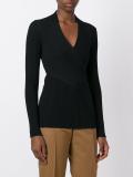 deep V-neck pullover