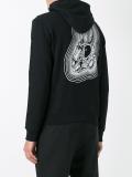 bunny print hoodie