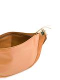 front zip shoulder bag