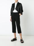 pleated cropped jacket 