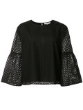 perforated blouse 