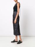 adire and lace fitted dress