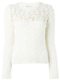 lace detail jumper