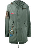 printed parka