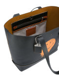 smiley print tote